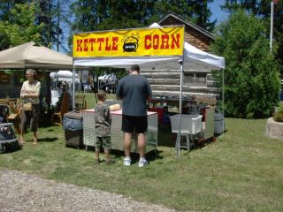 Kettle Corn Business 12x6 Trailer 80 Quart Cooker Sifting Table Lots