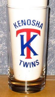 Kenosha Twins Minor League Baseball Team Tumbler Beer Glass