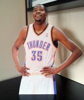 Kevin Durant FIGURE Display Stand Up NEW NBA Oklahoma City Thunder 35