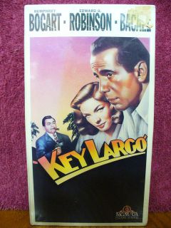 Key Largo NEW VHS HUMPHREY BOGART EDWARD G. ROBINSON LAUREN BACALL