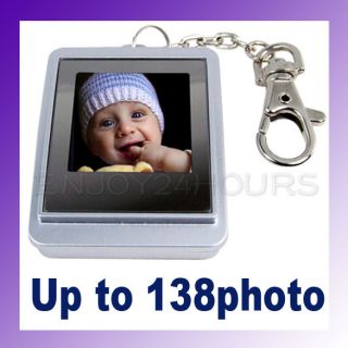 New 1 5 inch Digital LCD Photo Frame Picture Keychain