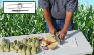 Kerrys Kernel Kutter Kit Whole Corn Cutter Off COB w EZ Chopper