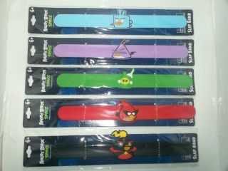 Brand New Angry Birds Space Slap Bands Slap Bracelets