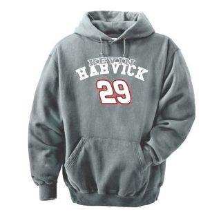 Kevin Harvick 29 Budweiser Mens Gray Hooded Sweatshirt