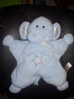 Kids Preferred Blue Elephant Star Sweet Dreams Baby Lovey 2003 Super