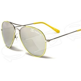 DG Eyewear Sunglasses Girls Kids Aviator Yellow