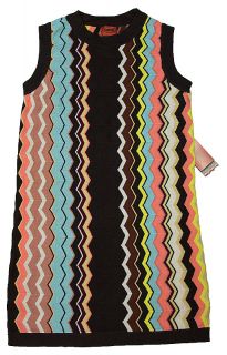Missoni for Target Kids Sleeveless Sweater Zig Zag Zigzag Dress XS