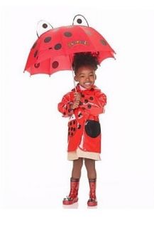 Kidorable Red Ladybug Toddler Raincoat Coat 4T