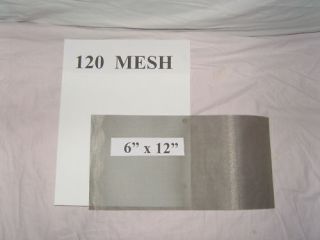 x12 Pollen Kief KIF 120 Mesh Stainless Steel Screen