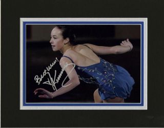 Kimmie Meissner Olympic Figure Skater Autographed Custom Matted