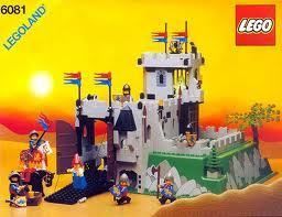 LEGO 6081 Castle System Kings Mountain Fortress Used Complete