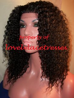 Kinky Curly Synthetic Lace Front Wig