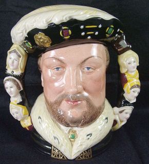 Very RARE Royal Doulton Character Jug  King Henry V111 D6888
