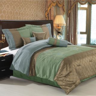 Luxury Bed Linens Queen King Comforter Set Royal Hotel Collection 7