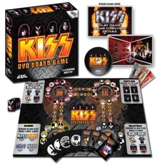 Kiss DVD Board Game Gene Simmons NR Rock Music Ace Paul Kiss Army