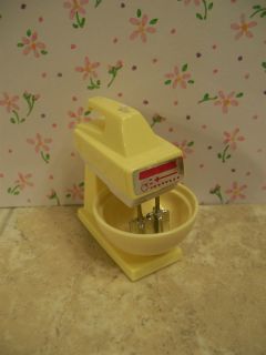 Wind Up Hand Mixer w Stand Bowl Kitchen House Appliance Lovely