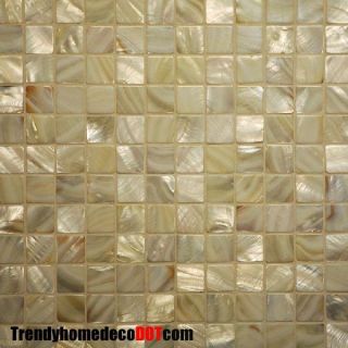Mother of Pearl Mosaic Tile Backsplash Kitchen Wall Bathroom