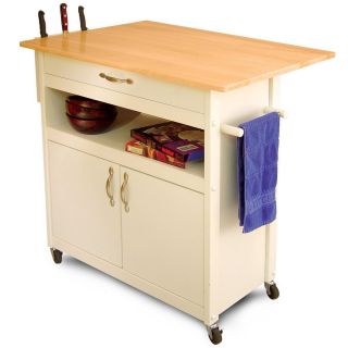  Utility Cart Kitchen Counter Storage Island Drawer Cabinet Organizer