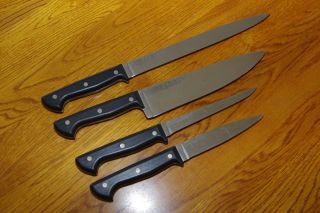 Gerber Chefs Kitchen Knife Set Made in USA – Set of 4