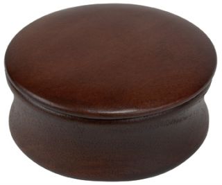 Kingsley Dark Wood Shave Bowl for Shaving Mug Cake Soap