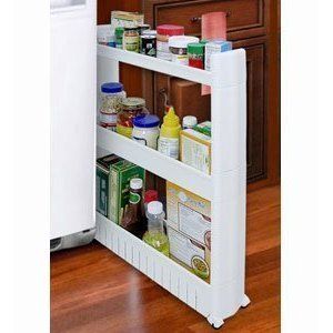  Storage Tower Shelf Space Saving Kitchen Storage Organizer Pull Out