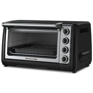 Toaster Toast KitchenAid KCO111OB Countertop Oven Onyx Black Slice