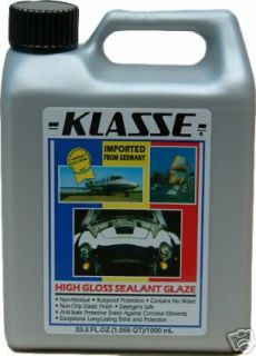 Klasse High Gloss Car Paint Sealant Glaze 33oz Wax