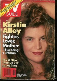 TV Guide 94 Kirstie Alley Cheers Travolta Rescue 911