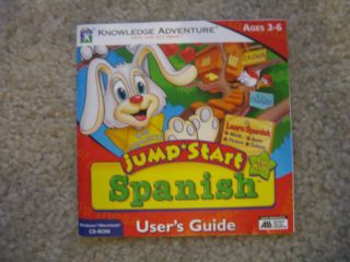 Knowledge Adventure Jump Start Spanish Computer Game Mac Windows CD