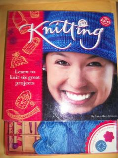New Knitting Klutz How to Knit 6 Great Projects Easy D