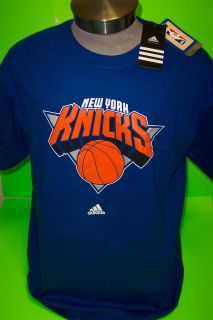 New York Knicks Adidas Logo NBA Tee Shirts