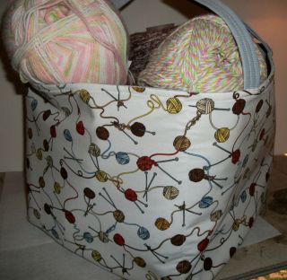 Knitting Crocheting Yarn Totes Bags Storage