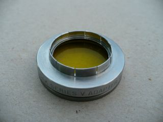 Genuine Vintage Kodak 24mm Adapter Ring with Wratten K2 Filter
