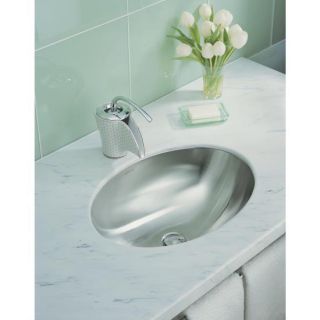 Kohler Rhythm Undercounter Stainless Bathroom Oval Sink K 2602 Su NA