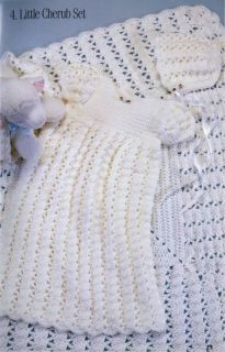 Crochet Patterns Knit Baby Sweaters Christening Shawl