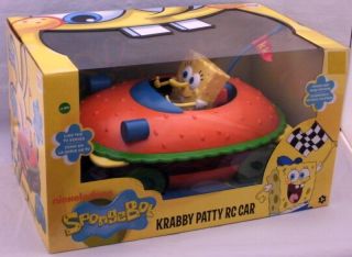 Spongebob Squarepants Krabby Patty Remote Control Car