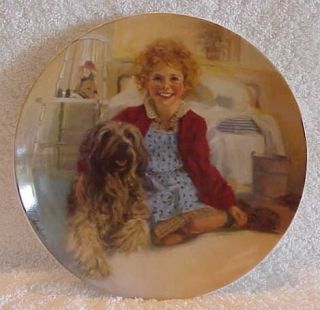 Knowles Fine China Lim Ed Plate Annie and Sandy 1st Annie Series