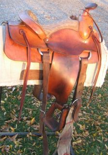 15 inch Saddle Made by Bronco Pleasure Ranch