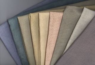28 Ct Hand Dyed Linen by R R Reproductions U Choose