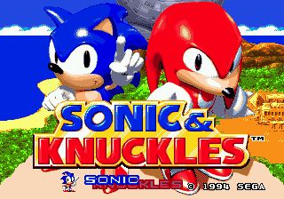 Sonic and Knuckles Sega Genesis Game Only