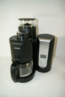 BROKEN KRUPS KM7000 Black Grind and Brew Coffeemaker 10 Cups with