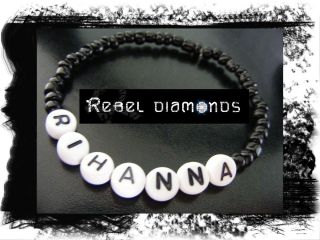 Pop Inspired Bracelet or You Can Personalise with Any Name Song or