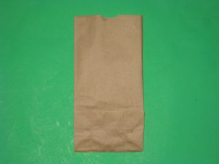 100 4 Kraft Paper Bags 5x3x10 Small