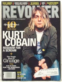 Revolver Magazine Kurt Cobain Death 10 Year Tribute Collectors Edition