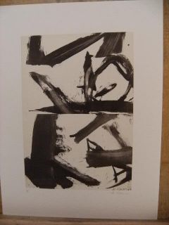 Lithography de Kooning