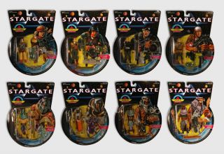 STARGATE Movie Action Figures (Set of 8)   James Spader, Kurt Russell