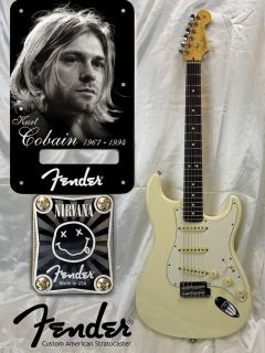 Custom NIRVANA Kurt Cobain FENDER Standard Stratocaster Guitar