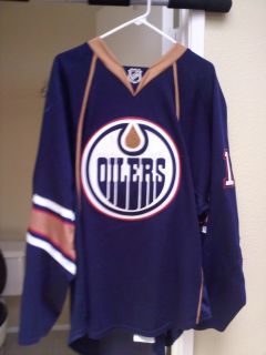 2009 2010 Patrick OSullivan NHL Edmonton Oilers Game Worn Used Jersey