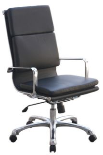 LA Z BOY Raynor Leather Executive Office Desk computer High Back Chair