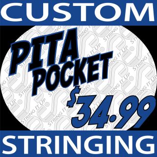 Lacrosse Lax Pita Pocket Restring Custom Stringing
